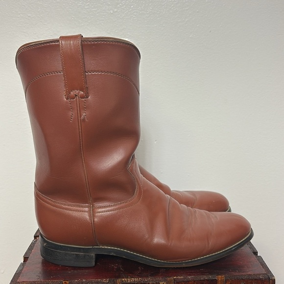 Justin Diamond J Cowboy Vintage Boots sz8.5D Men’s main image 4